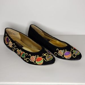 Pritzi Women's Christmas Flat Shoes Size 8 Medium
